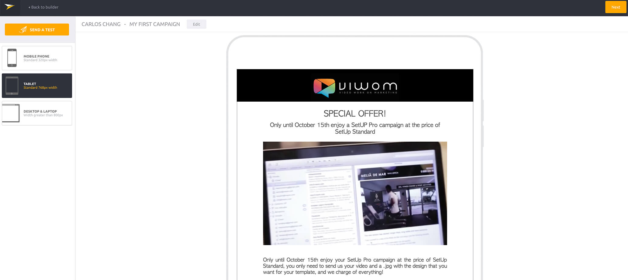 email marketing campaign