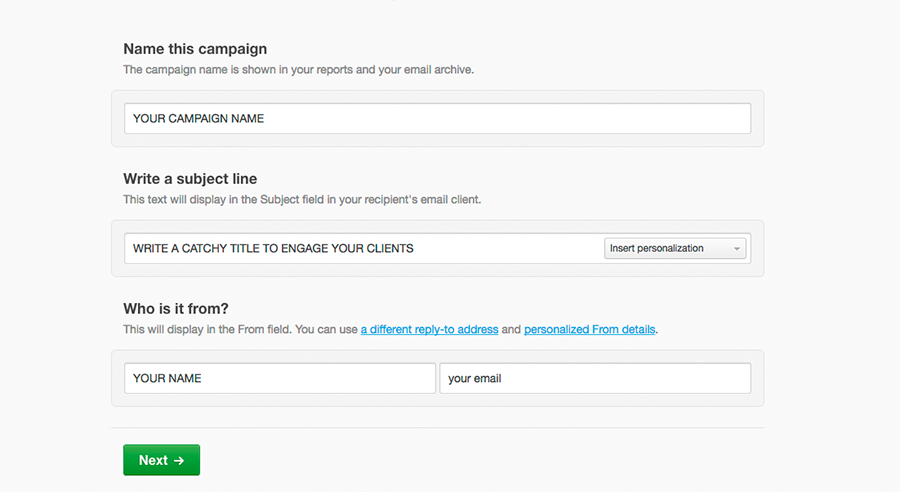 email marketing campaign