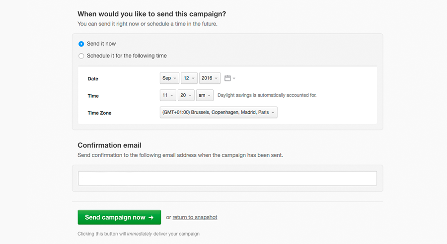 email marketing campaign