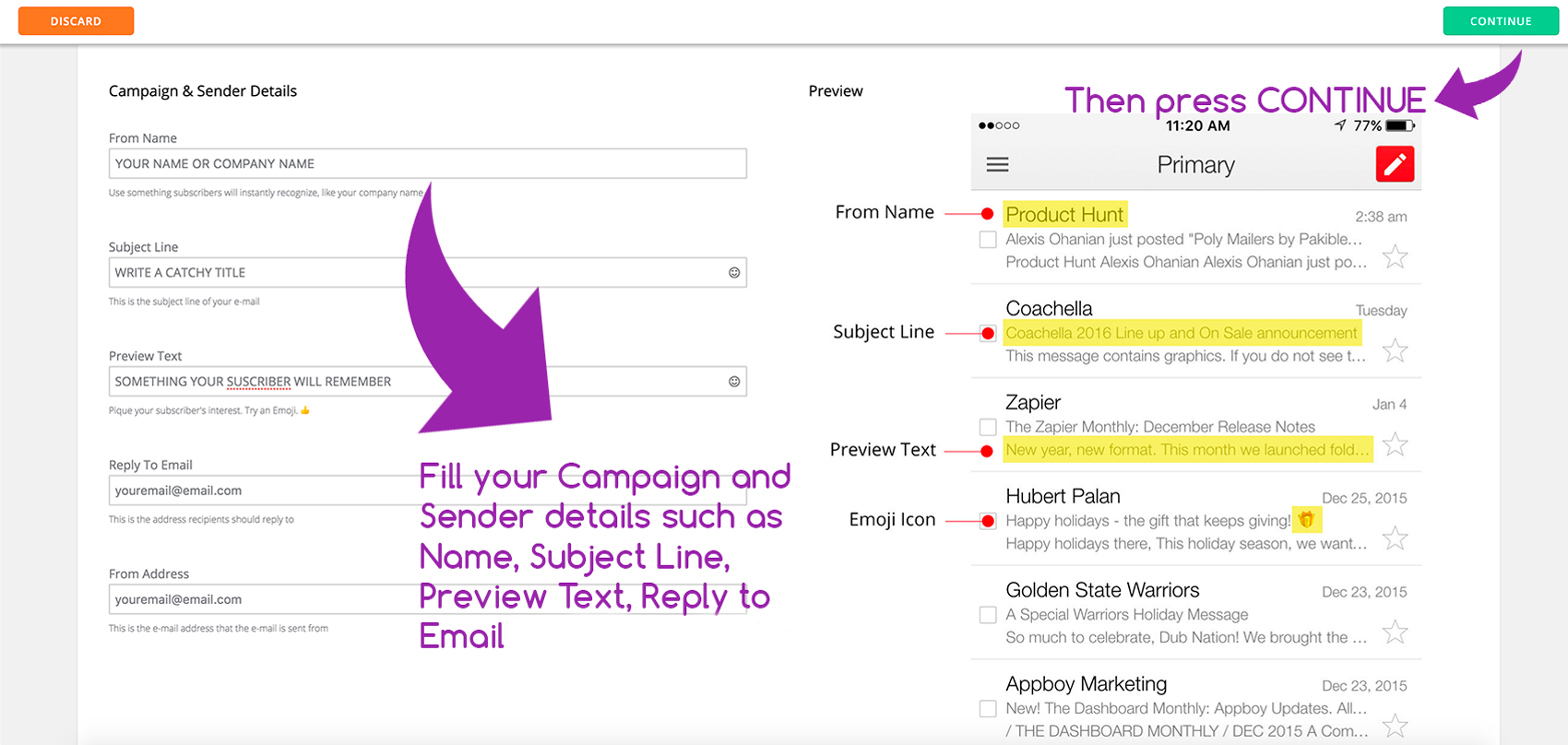 email marketing campaign